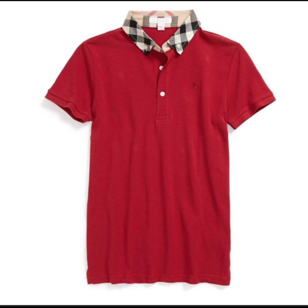 Boys Burberry Polo Shirt